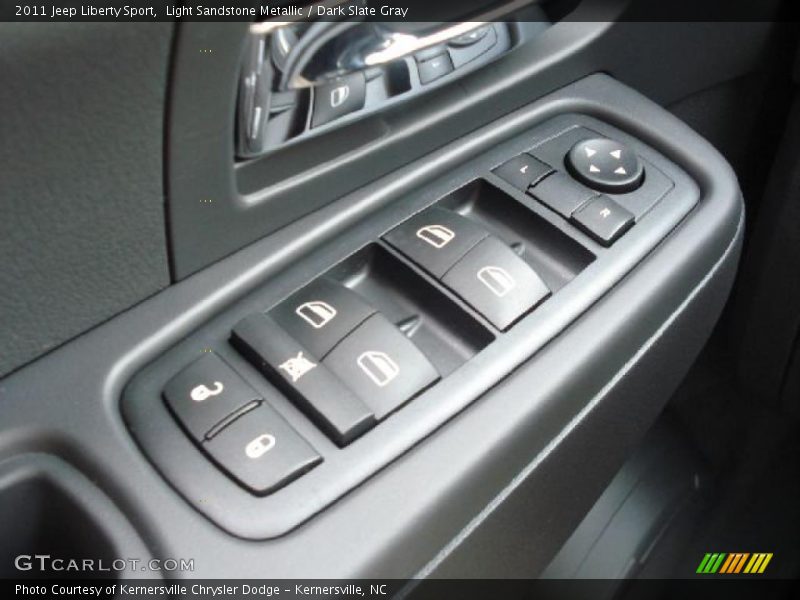 Light Sandstone Metallic / Dark Slate Gray 2011 Jeep Liberty Sport