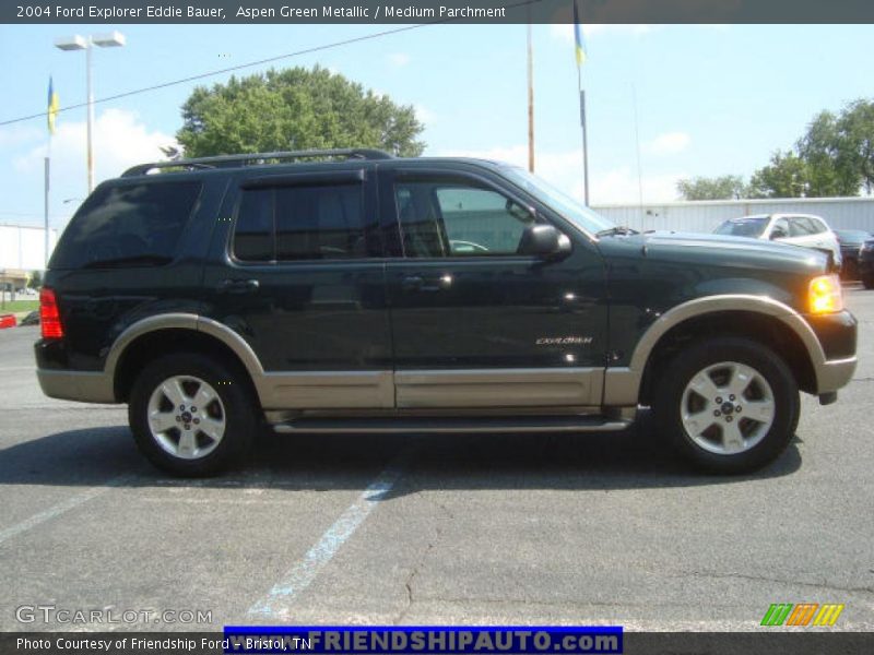 Aspen Green Metallic / Medium Parchment 2004 Ford Explorer Eddie Bauer