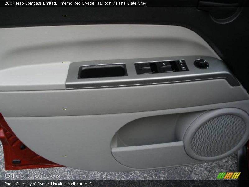 Inferno Red Crystal Pearlcoat / Pastel Slate Gray 2007 Jeep Compass Limited