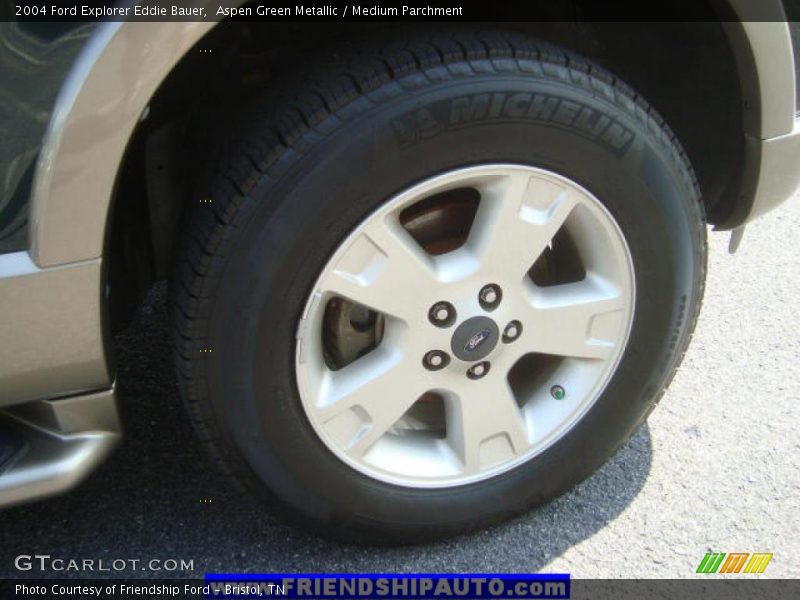Aspen Green Metallic / Medium Parchment 2004 Ford Explorer Eddie Bauer