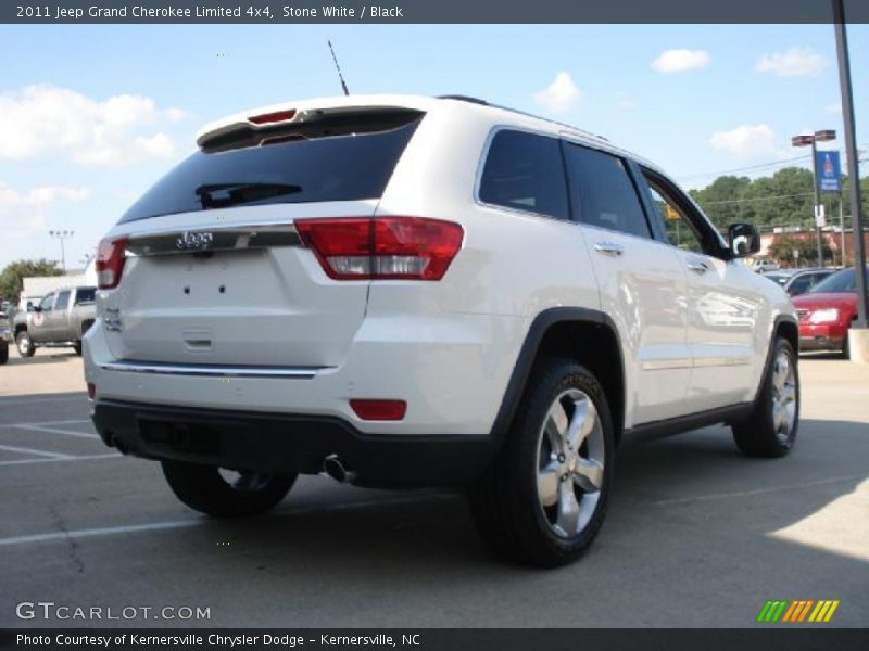 Stone White / Black 2011 Jeep Grand Cherokee Limited 4x4