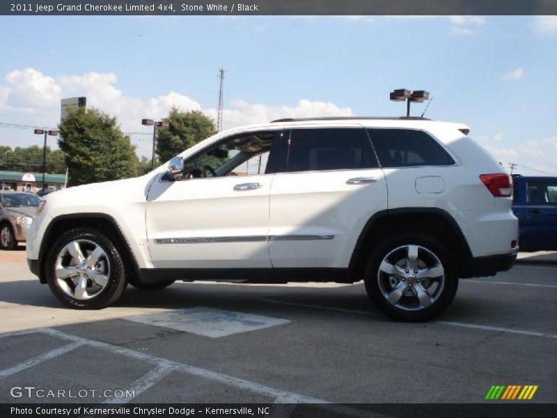Stone White / Black 2011 Jeep Grand Cherokee Limited 4x4