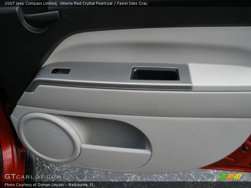 Inferno Red Crystal Pearlcoat / Pastel Slate Gray 2007 Jeep Compass Limited