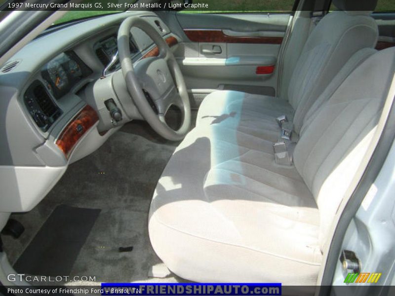 Silver Frost Metallic / Light Graphite 1997 Mercury Grand Marquis GS