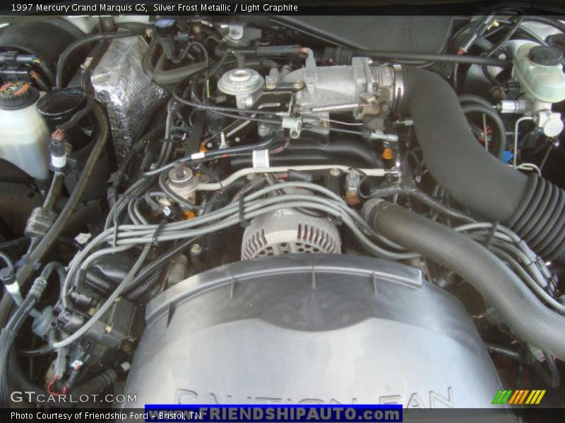 Silver Frost Metallic / Light Graphite 1997 Mercury Grand Marquis GS