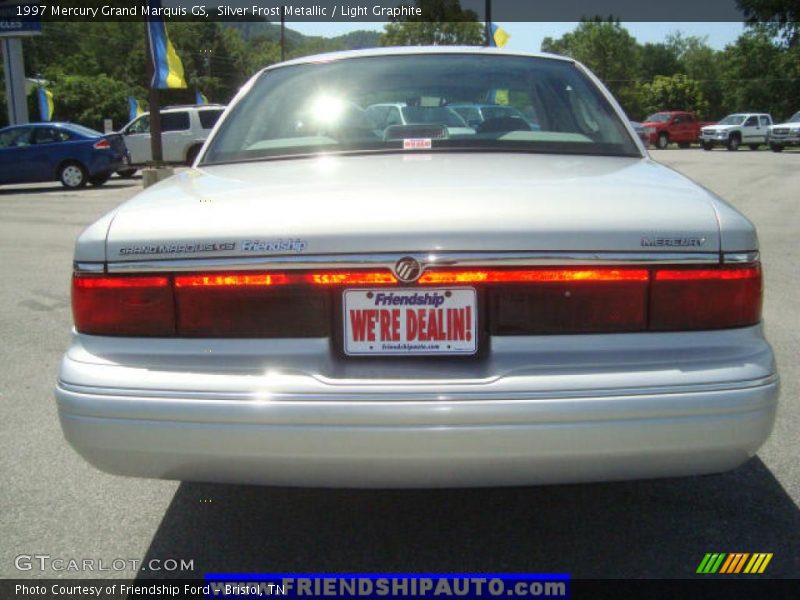 Silver Frost Metallic / Light Graphite 1997 Mercury Grand Marquis GS