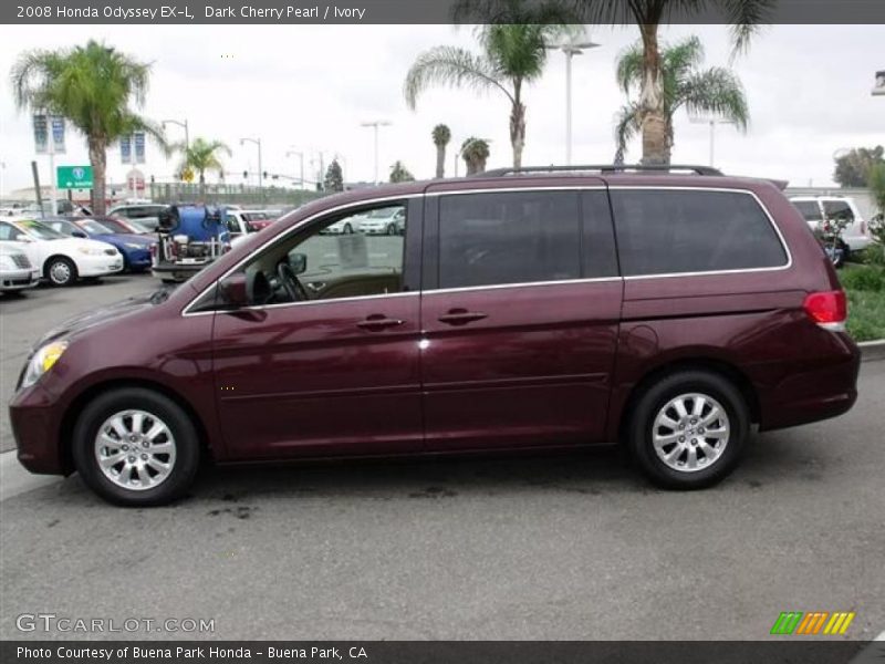 Dark Cherry Pearl / Ivory 2008 Honda Odyssey EX-L