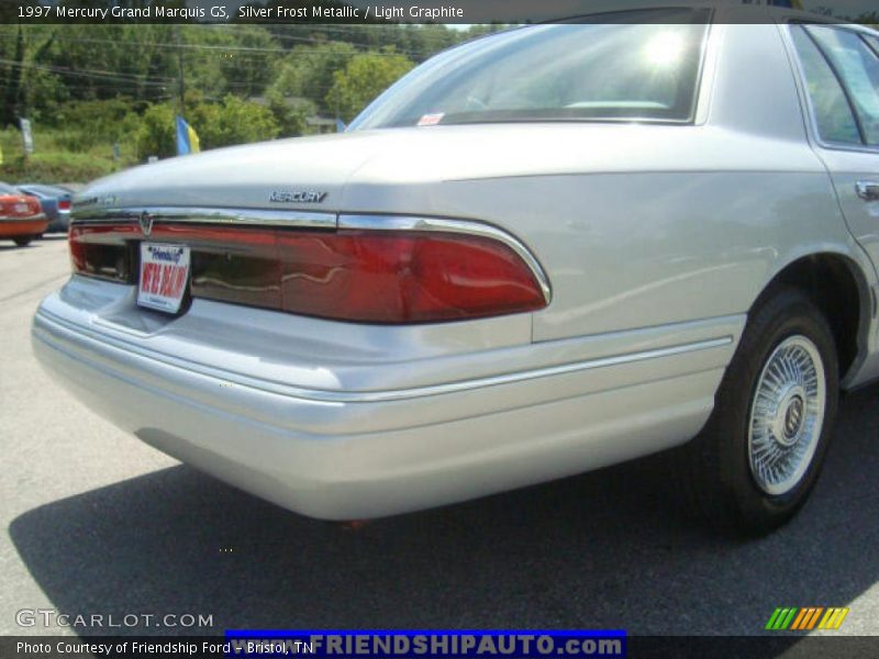 Silver Frost Metallic / Light Graphite 1997 Mercury Grand Marquis GS