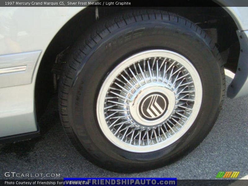 Silver Frost Metallic / Light Graphite 1997 Mercury Grand Marquis GS