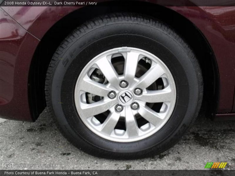 Dark Cherry Pearl / Ivory 2008 Honda Odyssey EX-L
