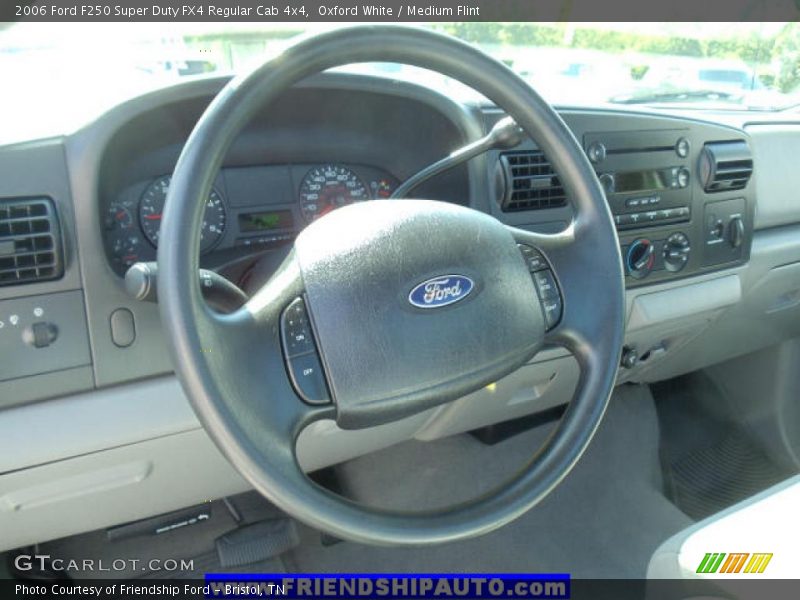 Oxford White / Medium Flint 2006 Ford F250 Super Duty FX4 Regular Cab 4x4