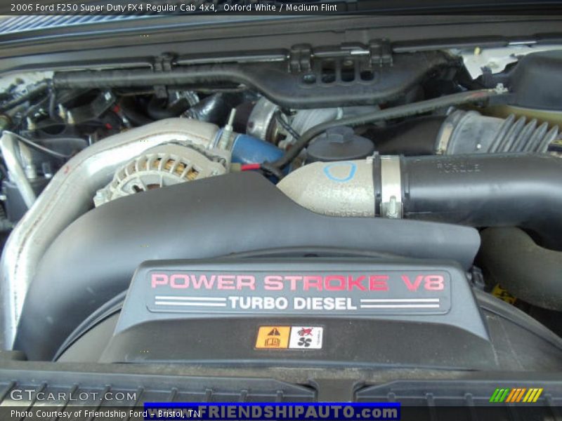 Oxford White / Medium Flint 2006 Ford F250 Super Duty FX4 Regular Cab 4x4
