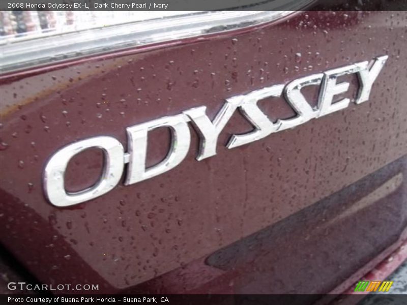 Dark Cherry Pearl / Ivory 2008 Honda Odyssey EX-L