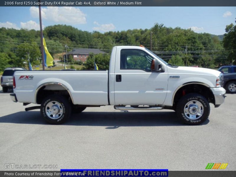 Oxford White / Medium Flint 2006 Ford F250 Super Duty FX4 Regular Cab 4x4