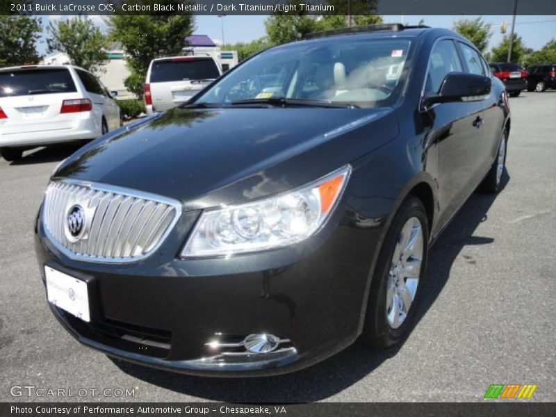 Carbon Black Metallic / Dark Titanium/Light Titanium 2011 Buick LaCrosse CXS