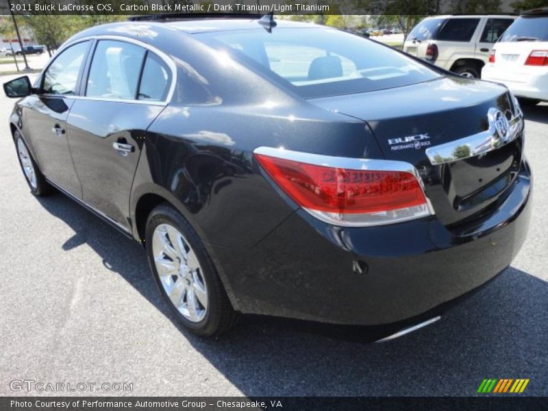 Carbon Black Metallic / Dark Titanium/Light Titanium 2011 Buick LaCrosse CXS