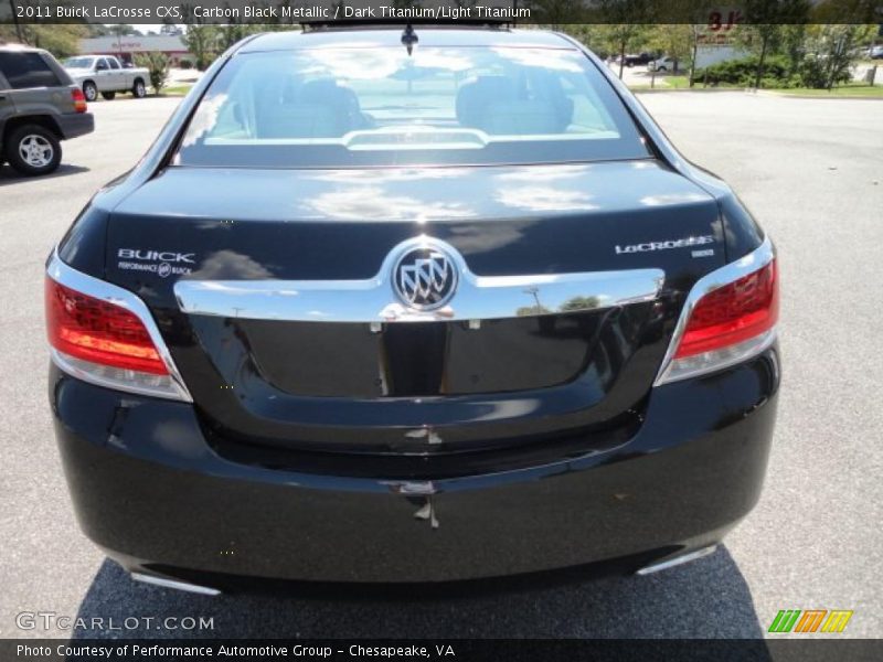 Carbon Black Metallic / Dark Titanium/Light Titanium 2011 Buick LaCrosse CXS