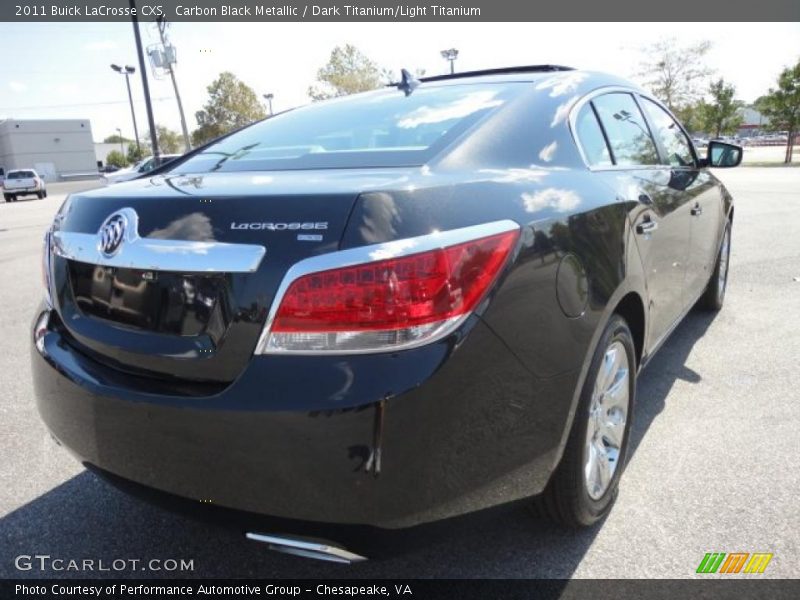 Carbon Black Metallic / Dark Titanium/Light Titanium 2011 Buick LaCrosse CXS