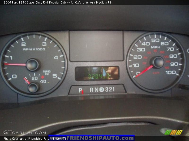 Oxford White / Medium Flint 2006 Ford F250 Super Duty FX4 Regular Cab 4x4
