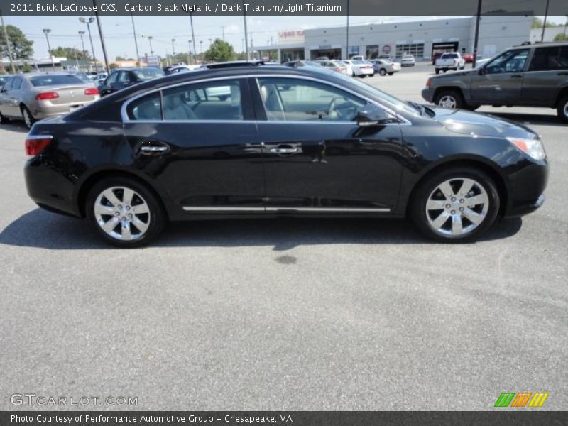 Carbon Black Metallic / Dark Titanium/Light Titanium 2011 Buick LaCrosse CXS
