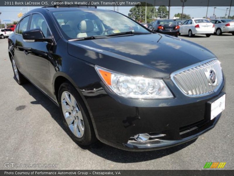 Carbon Black Metallic / Dark Titanium/Light Titanium 2011 Buick LaCrosse CXS