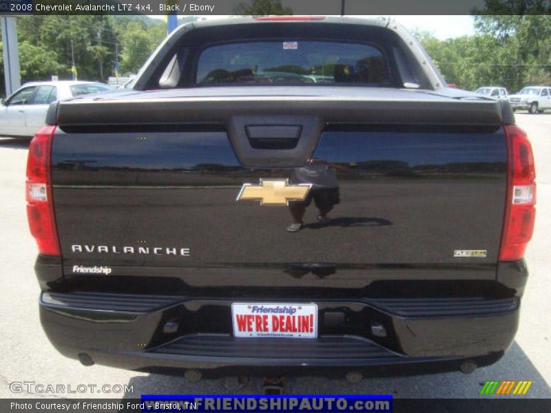 Black / Ebony 2008 Chevrolet Avalanche LTZ 4x4