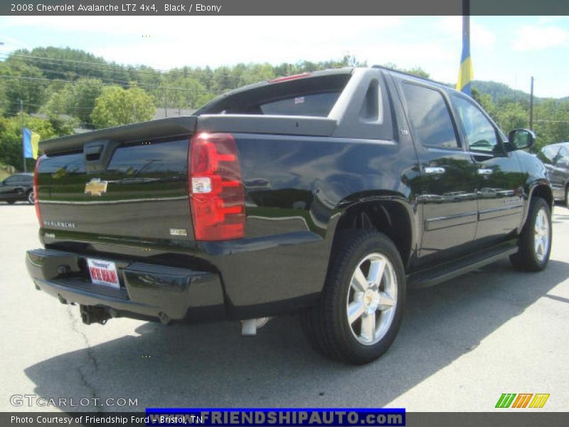 Black / Ebony 2008 Chevrolet Avalanche LTZ 4x4