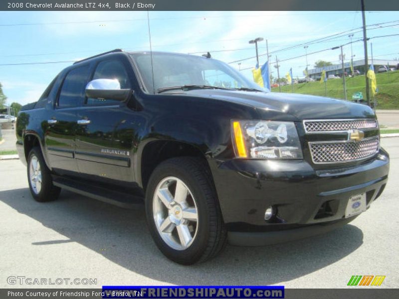 Black / Ebony 2008 Chevrolet Avalanche LTZ 4x4