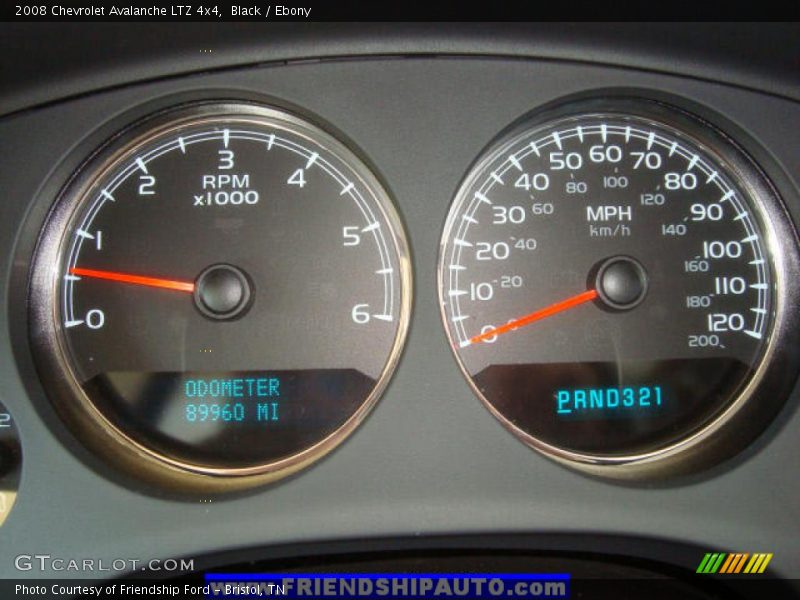 Black / Ebony 2008 Chevrolet Avalanche LTZ 4x4