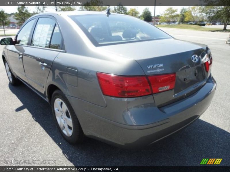 Willow Gray / Gray 2010 Hyundai Sonata GLS