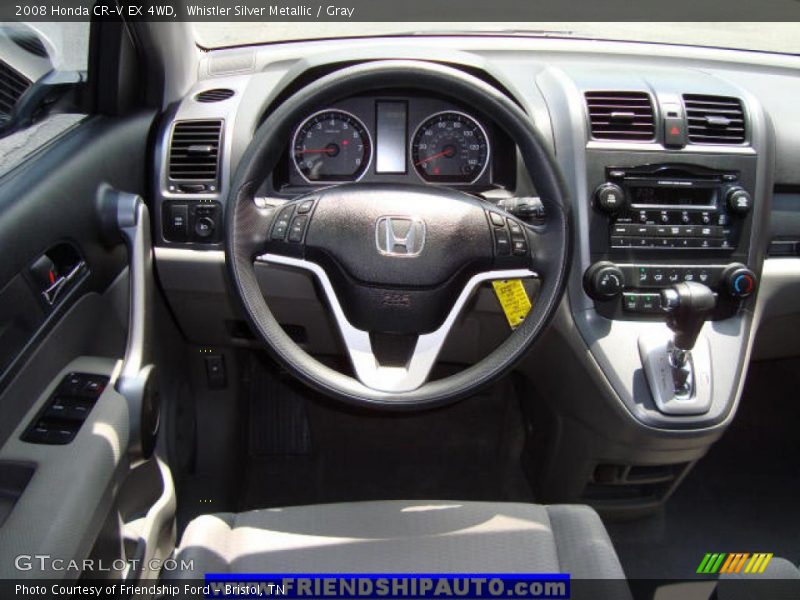 Whistler Silver Metallic / Gray 2008 Honda CR-V EX 4WD