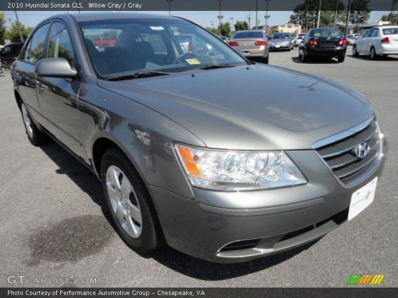 Willow Gray / Gray 2010 Hyundai Sonata GLS