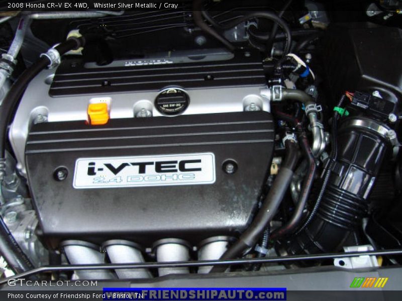 Whistler Silver Metallic / Gray 2008 Honda CR-V EX 4WD