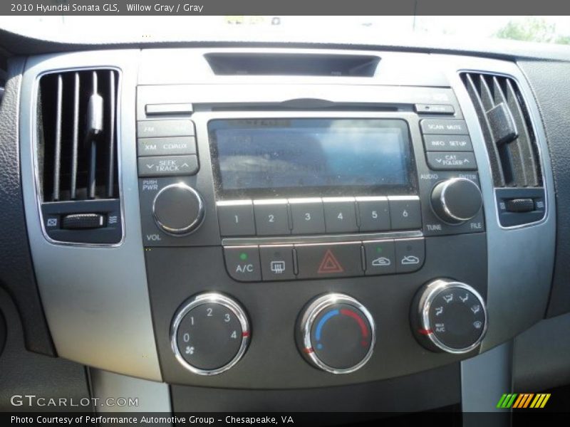 Willow Gray / Gray 2010 Hyundai Sonata GLS