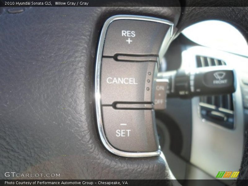 Willow Gray / Gray 2010 Hyundai Sonata GLS