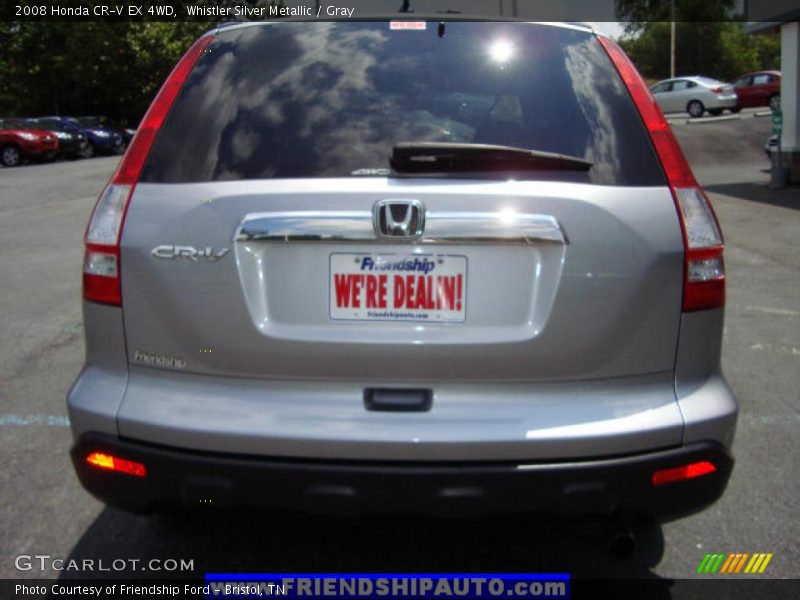 Whistler Silver Metallic / Gray 2008 Honda CR-V EX 4WD