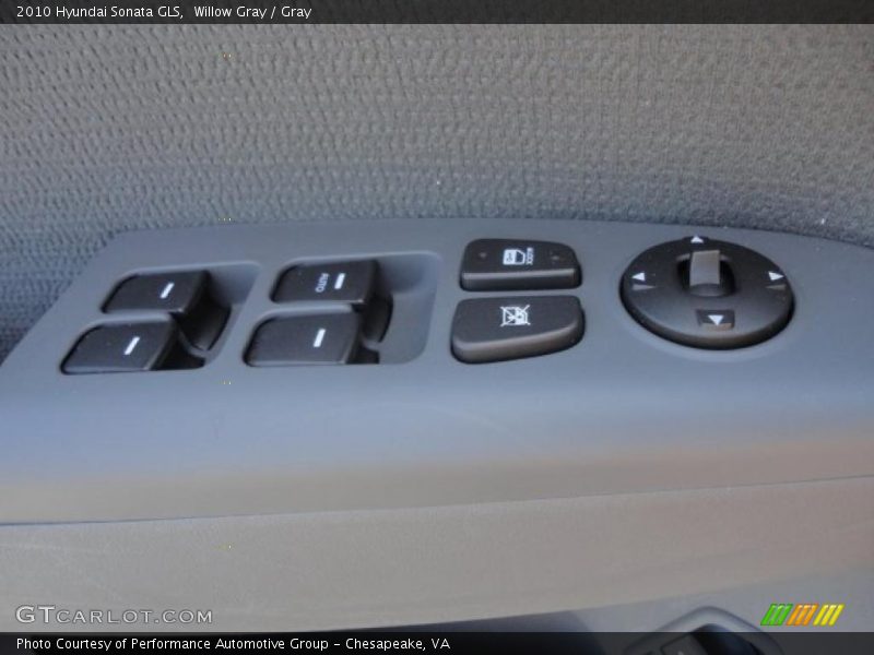Willow Gray / Gray 2010 Hyundai Sonata GLS