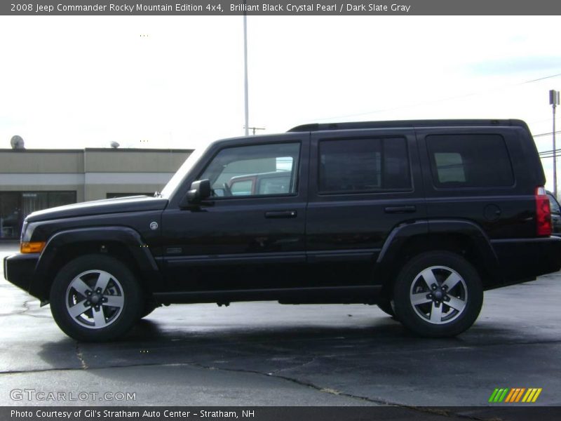 Brilliant Black Crystal Pearl / Dark Slate Gray 2008 Jeep Commander Rocky Mountain Edition 4x4