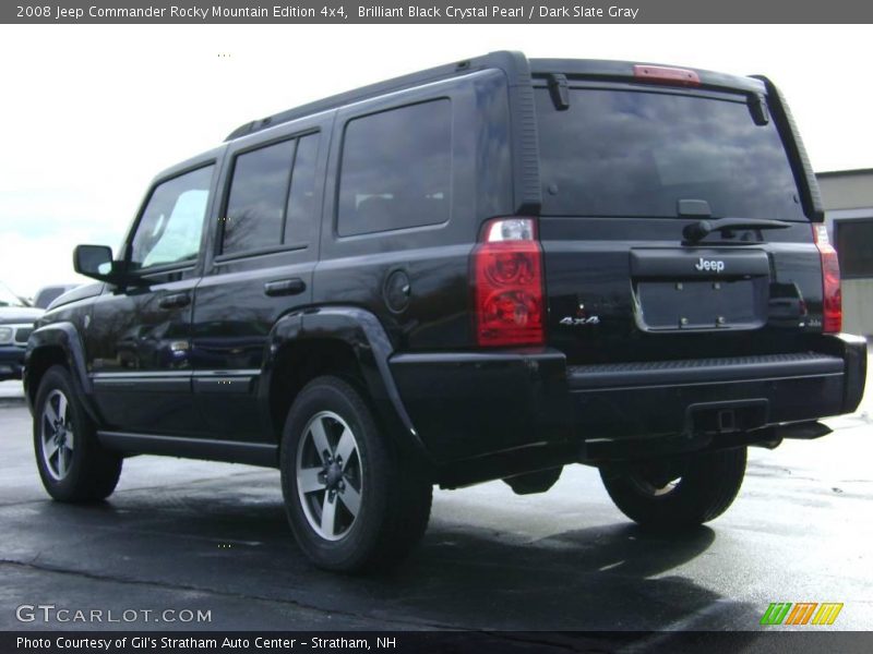 Brilliant Black Crystal Pearl / Dark Slate Gray 2008 Jeep Commander Rocky Mountain Edition 4x4