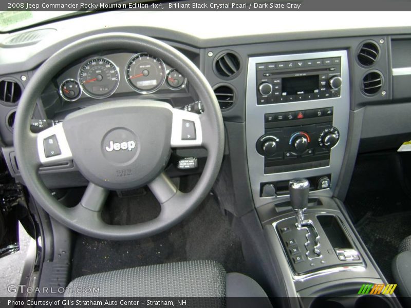 Brilliant Black Crystal Pearl / Dark Slate Gray 2008 Jeep Commander Rocky Mountain Edition 4x4