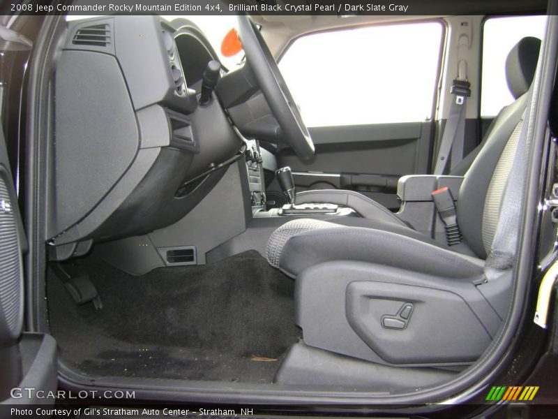Brilliant Black Crystal Pearl / Dark Slate Gray 2008 Jeep Commander Rocky Mountain Edition 4x4