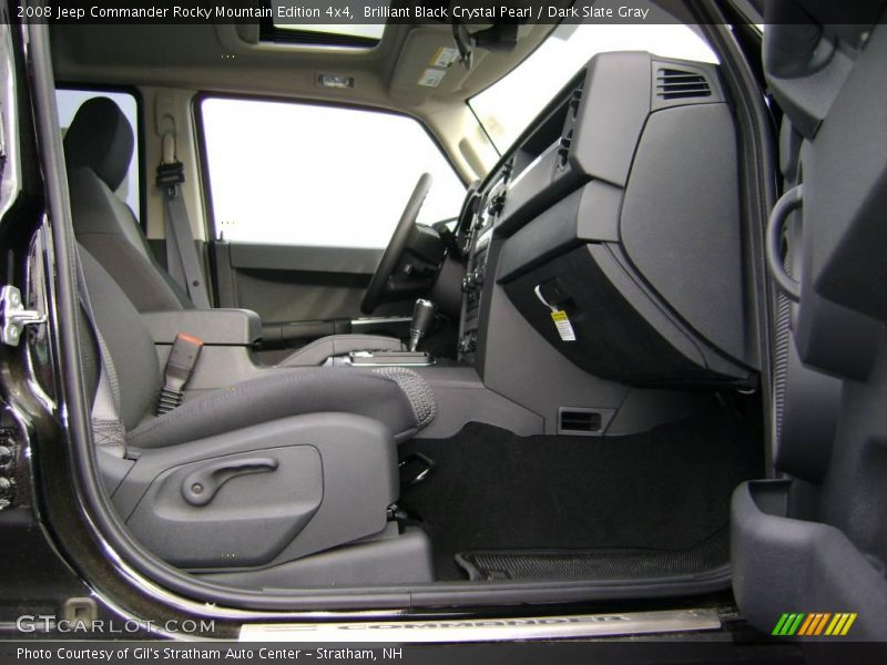 Brilliant Black Crystal Pearl / Dark Slate Gray 2008 Jeep Commander Rocky Mountain Edition 4x4
