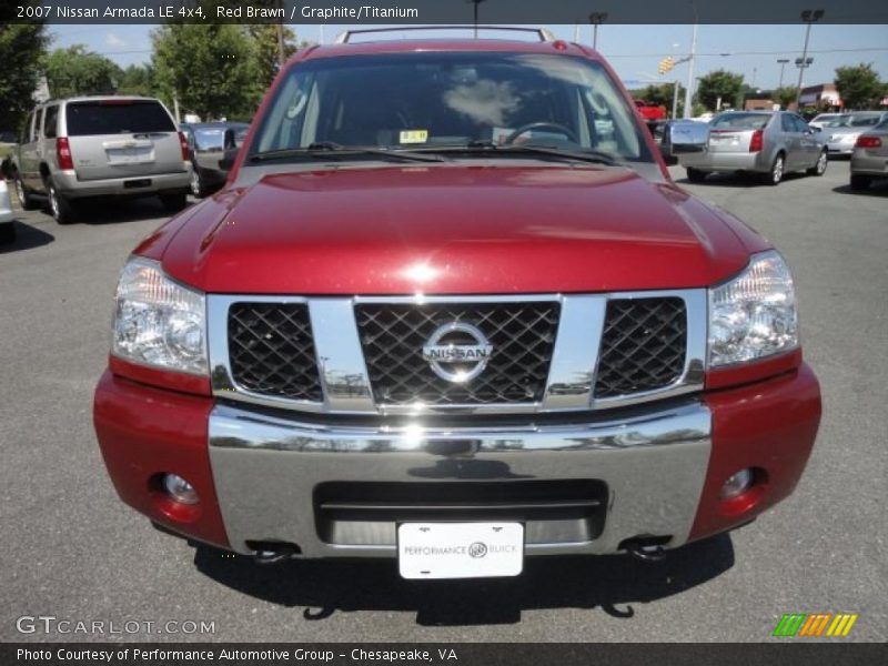 Red Brawn / Graphite/Titanium 2007 Nissan Armada LE 4x4