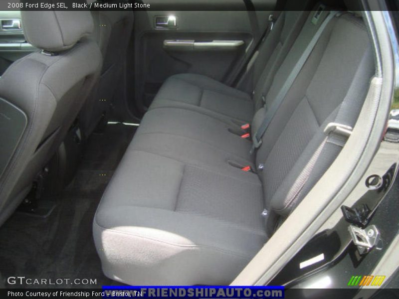 Black / Medium Light Stone 2008 Ford Edge SEL