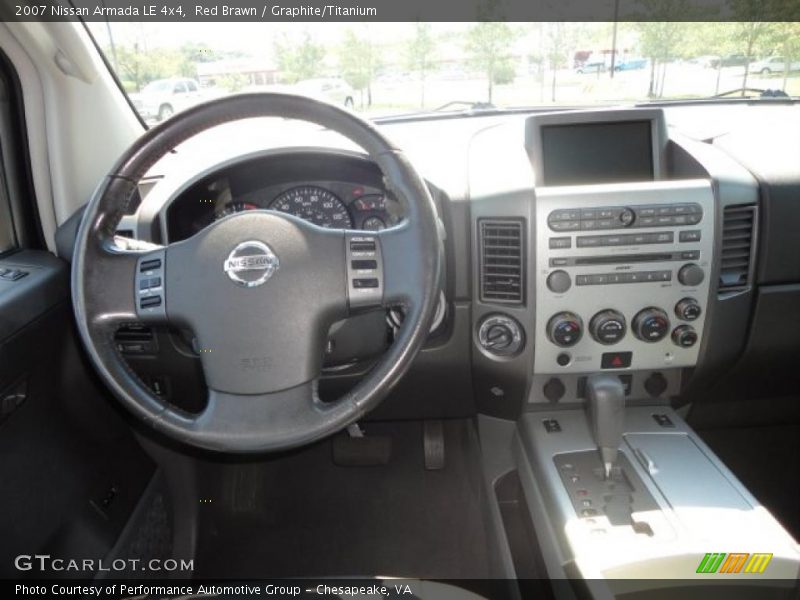 Red Brawn / Graphite/Titanium 2007 Nissan Armada LE 4x4