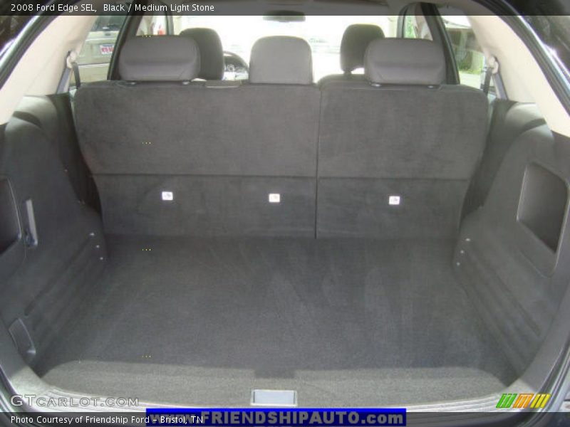 Black / Medium Light Stone 2008 Ford Edge SEL