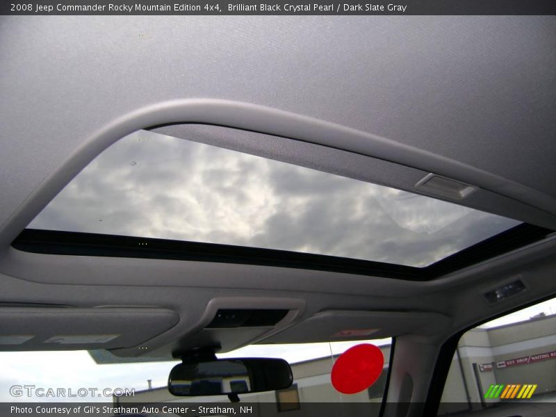 Brilliant Black Crystal Pearl / Dark Slate Gray 2008 Jeep Commander Rocky Mountain Edition 4x4