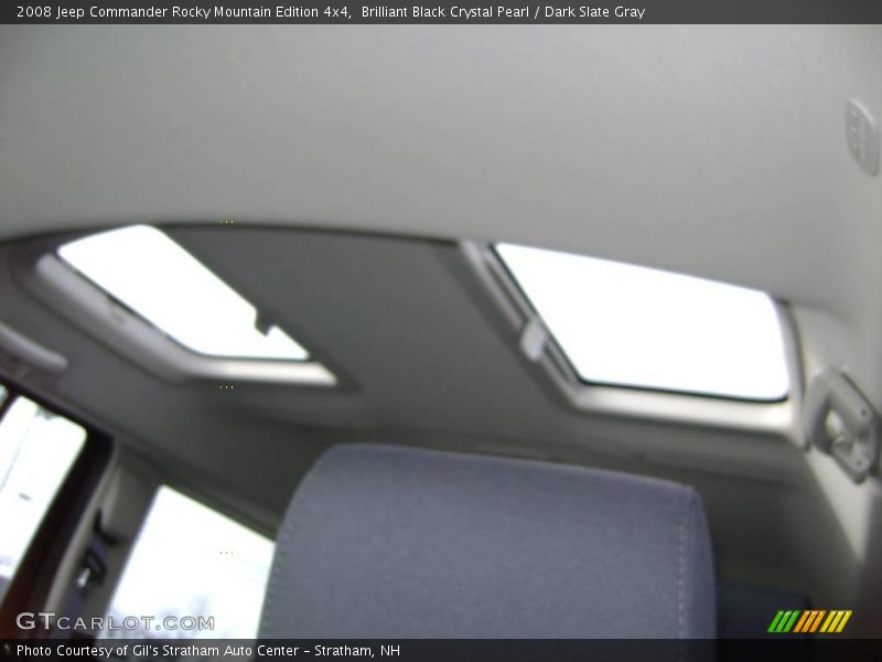 Brilliant Black Crystal Pearl / Dark Slate Gray 2008 Jeep Commander Rocky Mountain Edition 4x4