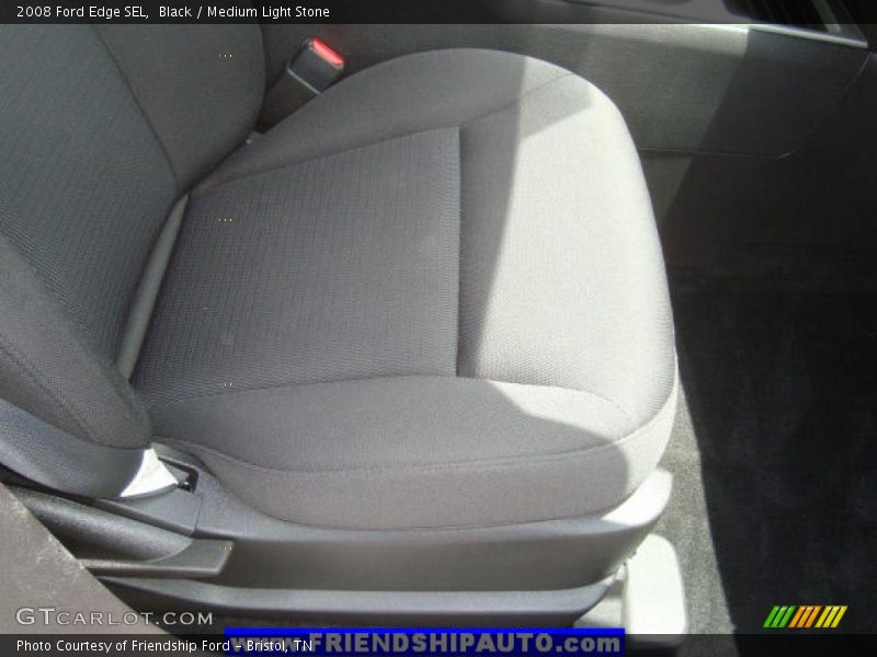 Black / Medium Light Stone 2008 Ford Edge SEL