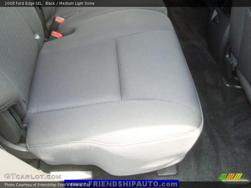 Black / Medium Light Stone 2008 Ford Edge SEL